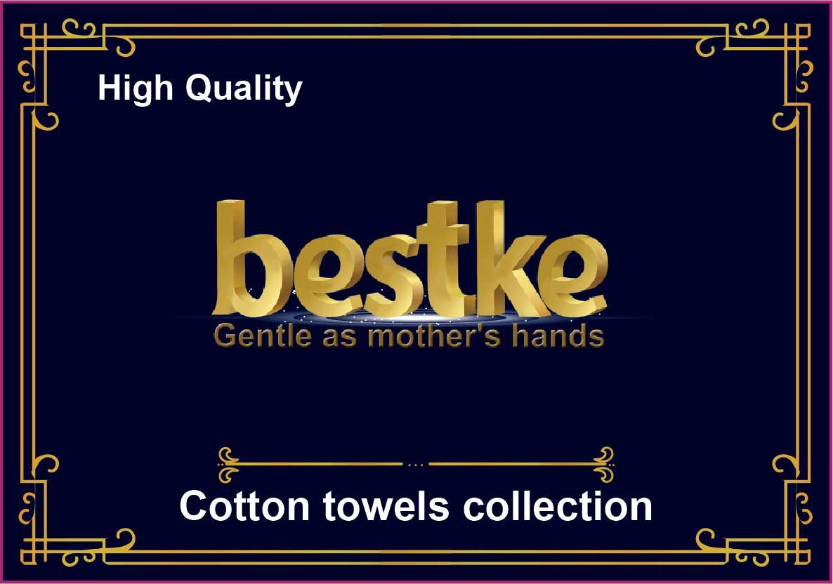 Khăn Tắm Bestke 100% cotton, xuất Khẩu Hàn Quốc, Màu Xanh đậm , Size 60*120cm, Towels, Towels bestke