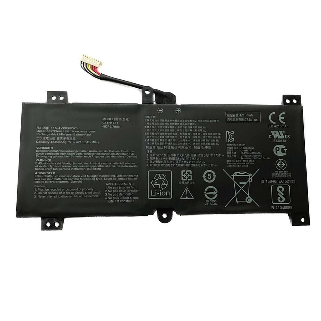 Pin Battery Dùng Cho Laptop Asus GL704GM GL704GV C41N1731 (Original) 66Wh