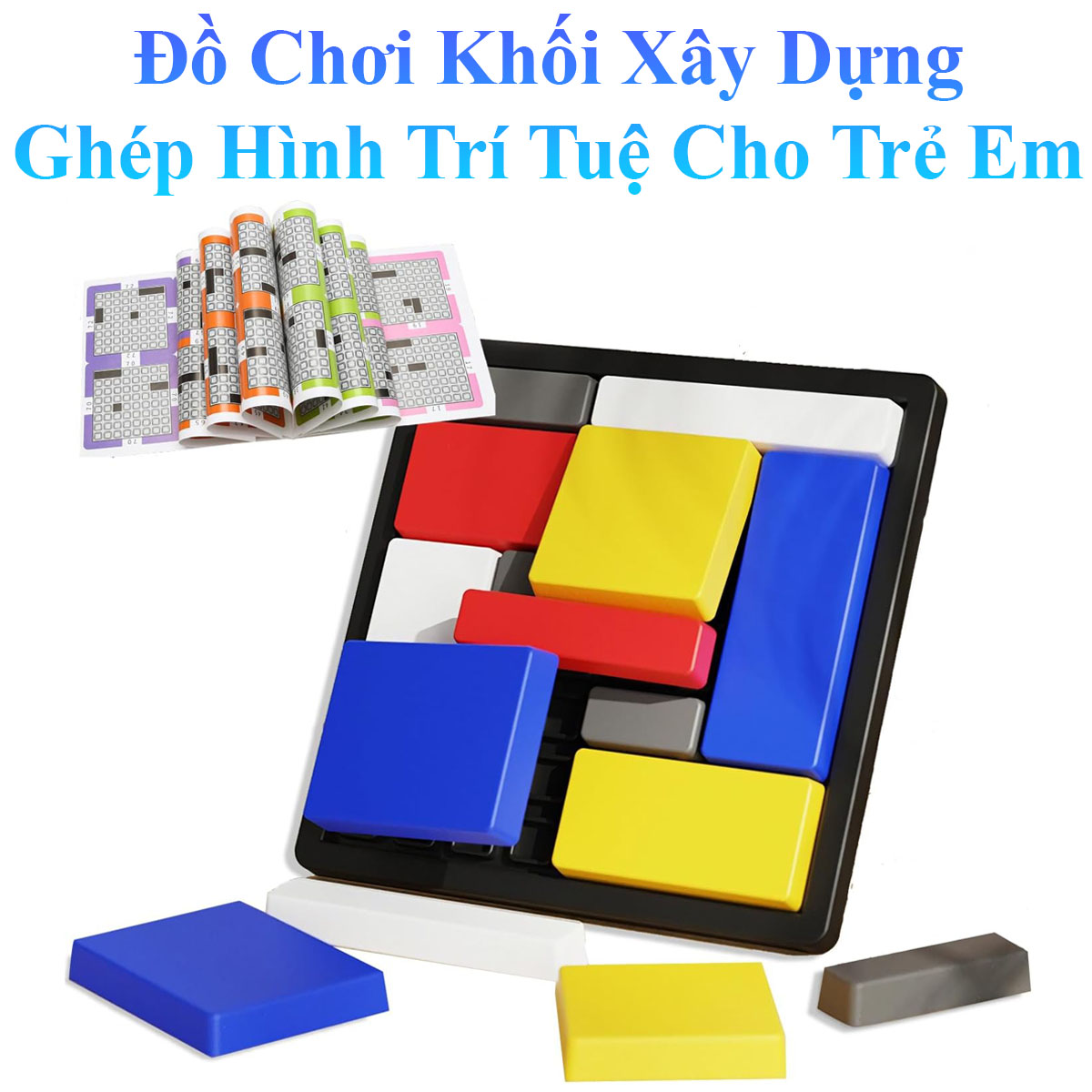 Đồ Chơi Khối Xây Dựng Ghép Hình Trí Tuệ Cho Trẻ Em