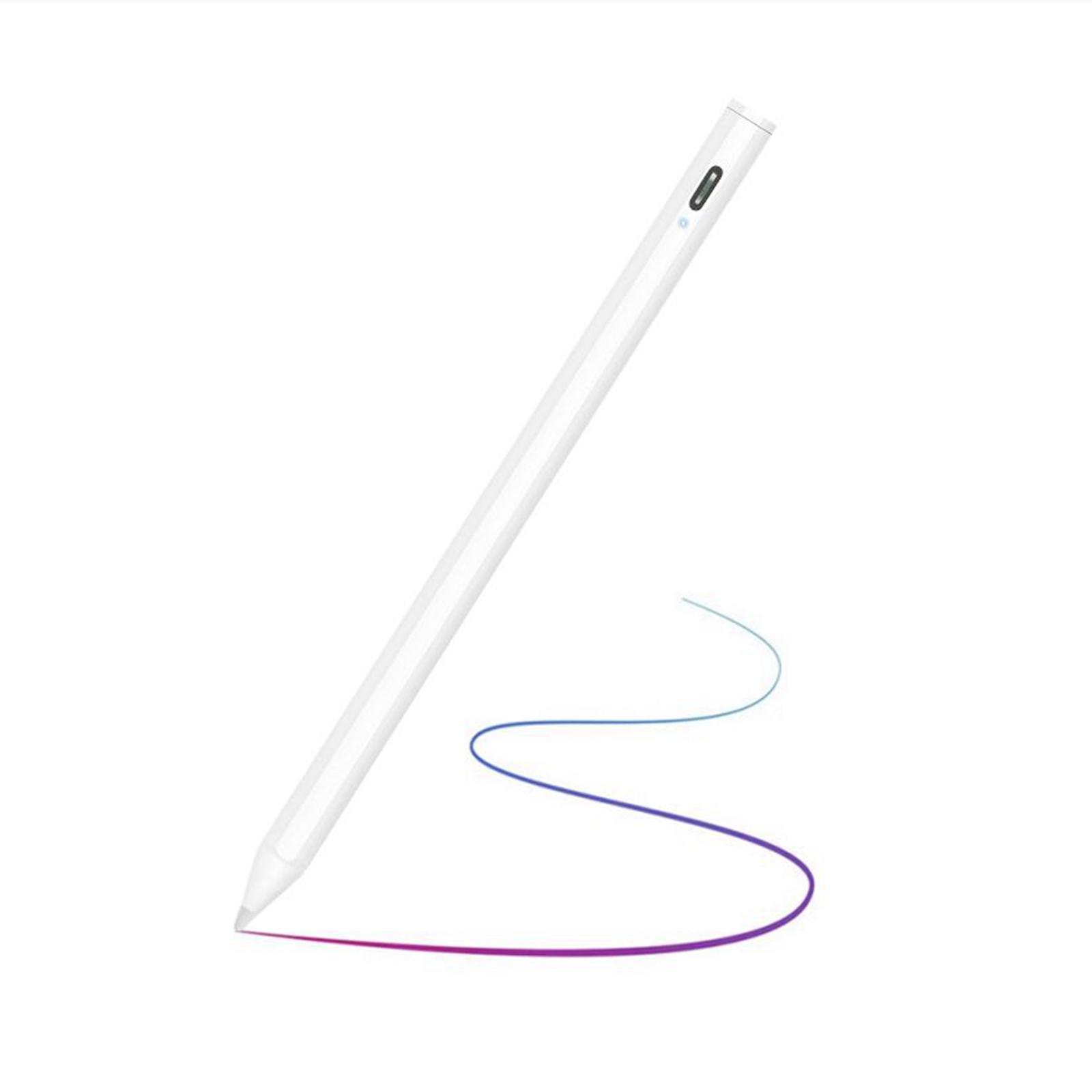 Stylus Pen for Touch Screen, Smooth Precision Capacitive Pen Fine Point Built-in Magnet Automatically Attached, for iPad 2018-2019 Above Version