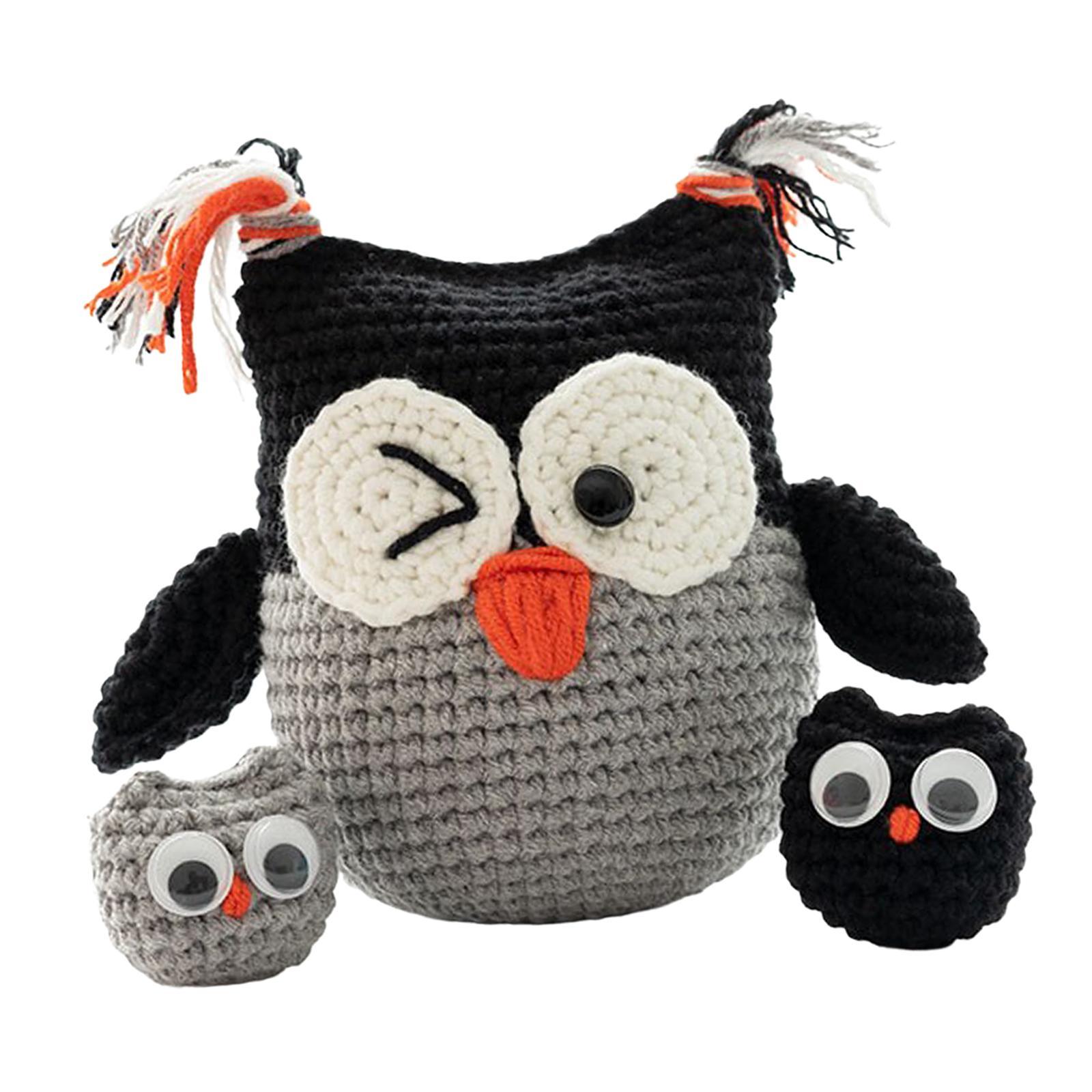 DIY Crochet Kit Hand Knitting Toy Classic for Birthday Gift Beginner Adults