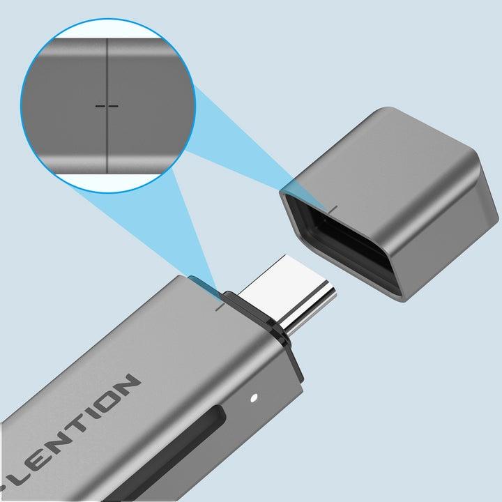 Đầu đọc thẻ nhớ USB Type C Lention C7 - Hàng chính hãng