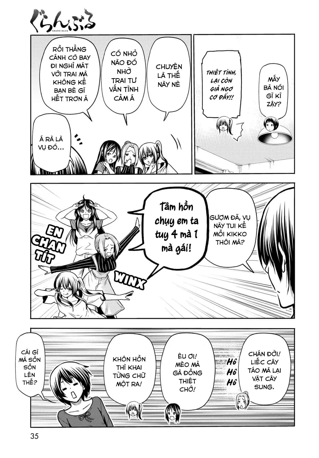 cô gái thích lặn - grand blue chapter 72 13