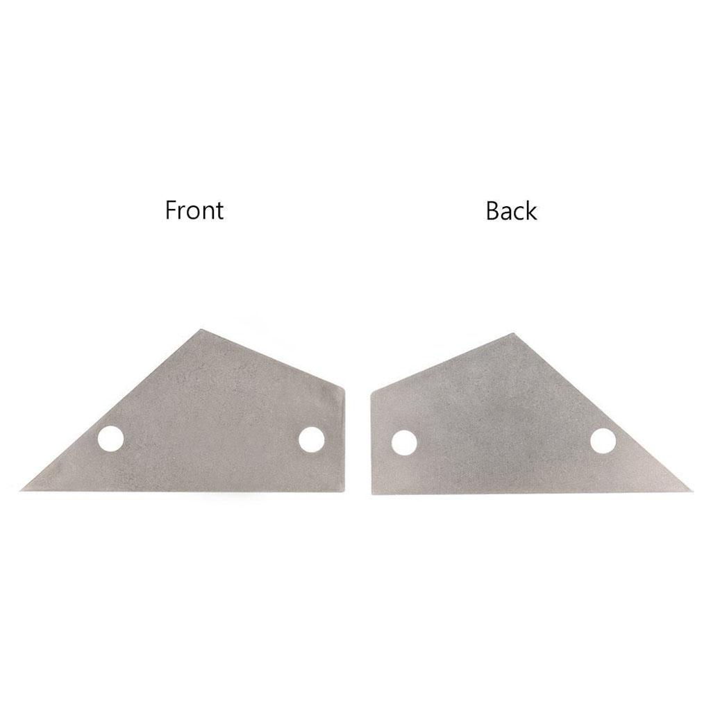 Stainless Steel Fret Rocker with 4 Edges Luthier Guitar Tool for Bass Banjo Ukulele Mandolin Parts