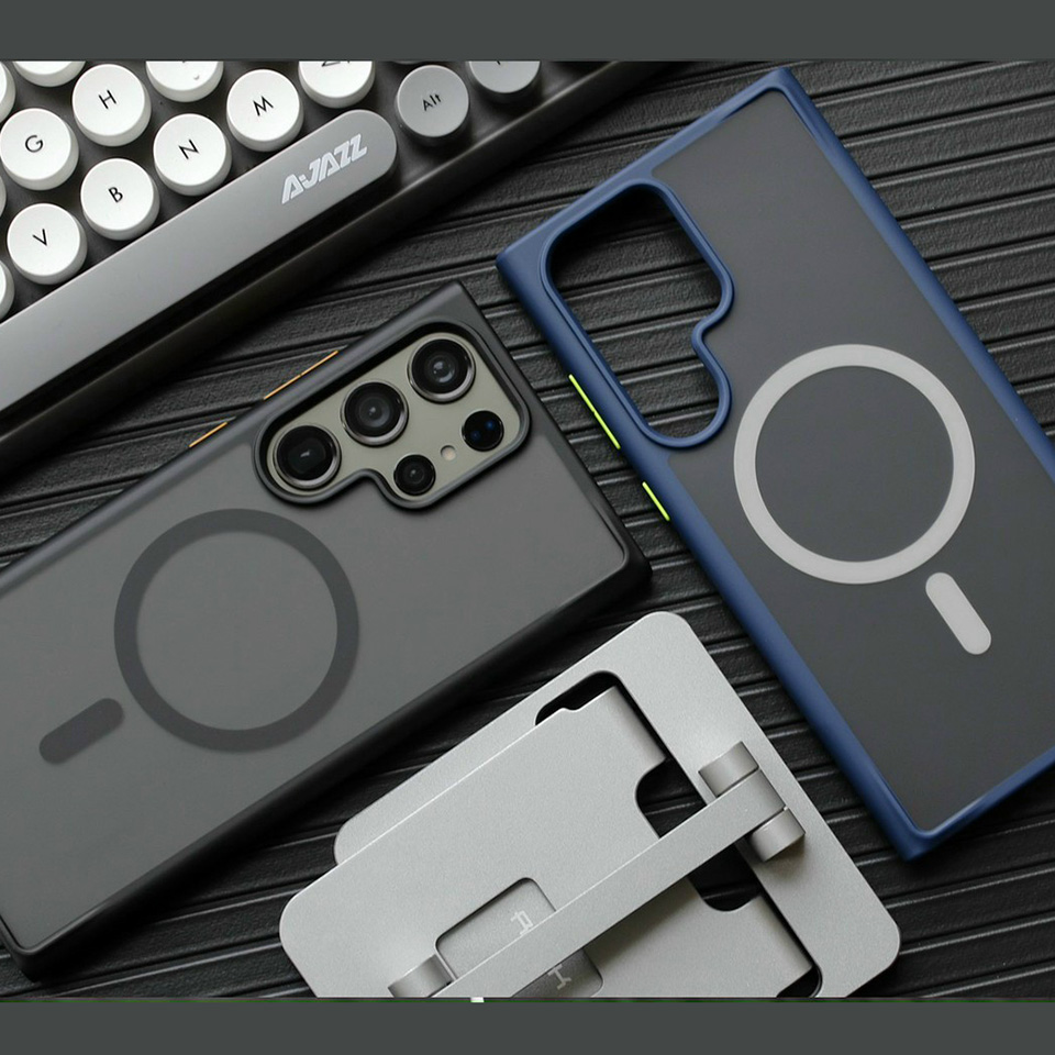 Ốp lưng chống sốc cho Samsung Galaxy S23 Ultra hỗ trợ sạc từ tính hiệu Likgus PC Ultra-thin Frosted Magnetic Case