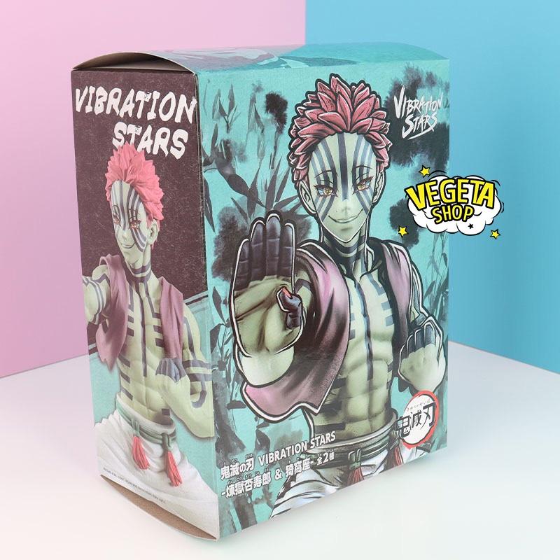 Mô hình Kimetsu No Yaiba - Thanh gươm diệt quỷ - Akaza - Thượng huyền tam Akaza - Vibration Stars - Cao 16cm - Fullbox