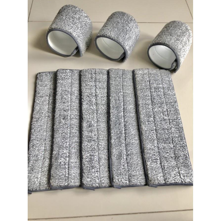 Miếng thay thế cây lau nhà tự vắt Bông lau nhà hình chữ nhật