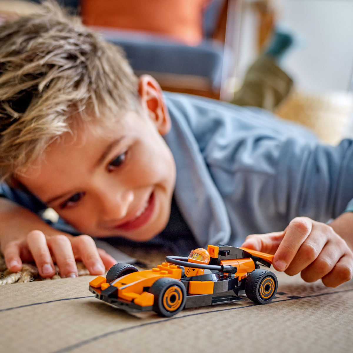 LEGO CITY 60442 Đồ Chơi Lắp Ráp Xe Đua F1 (86 chi tiết)