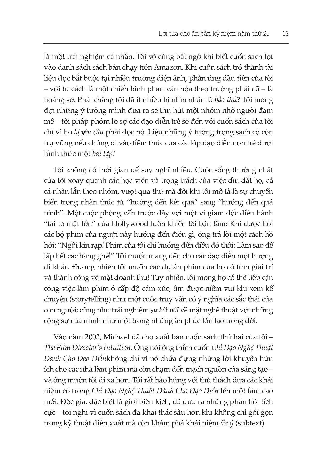 Sách - Chỉ Đạo Nghệ Thuật Dành Cho Đạo Diễn - Cẩm Nang Giúp Mang Tới Các Vai Diễn Đáng Nhớ Trên Màn Ảnh - Ấn Bản Kỷ Niệm Năm Thứ 25