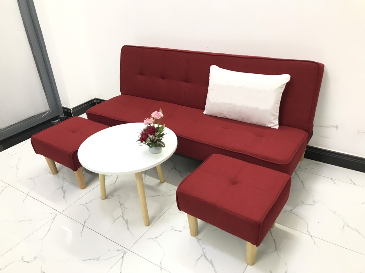 Bộ ghế sofa bed 1m7x90, sofa giường phòng khách sivali12