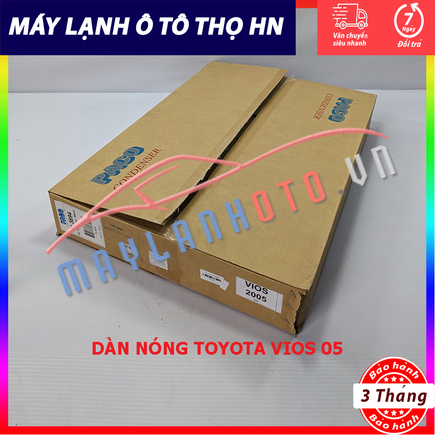 Dàn nóng Toyota Vios 2005 Hàng xịn Thái Lan