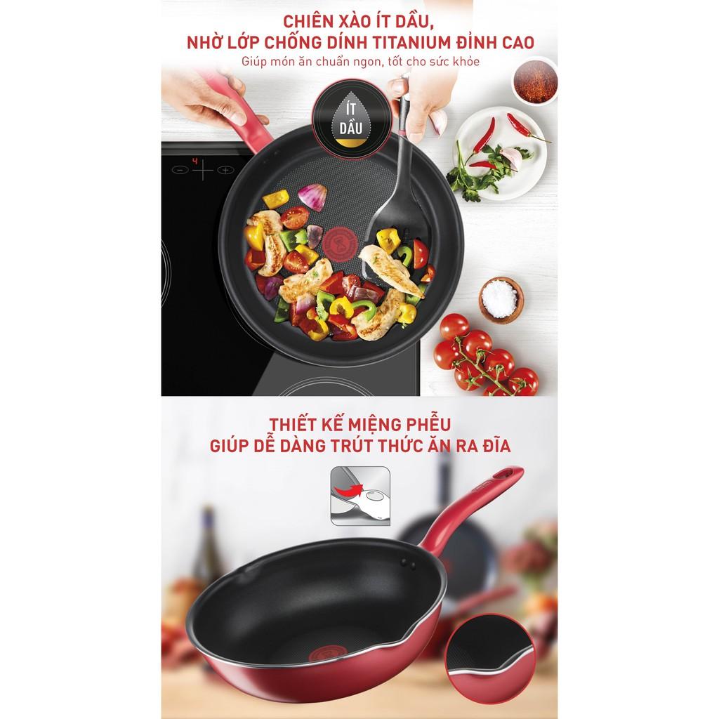 Chảo chiên lòng sâu Tefal So Chef 24cm, 28cm - Hàng Chính Hãng