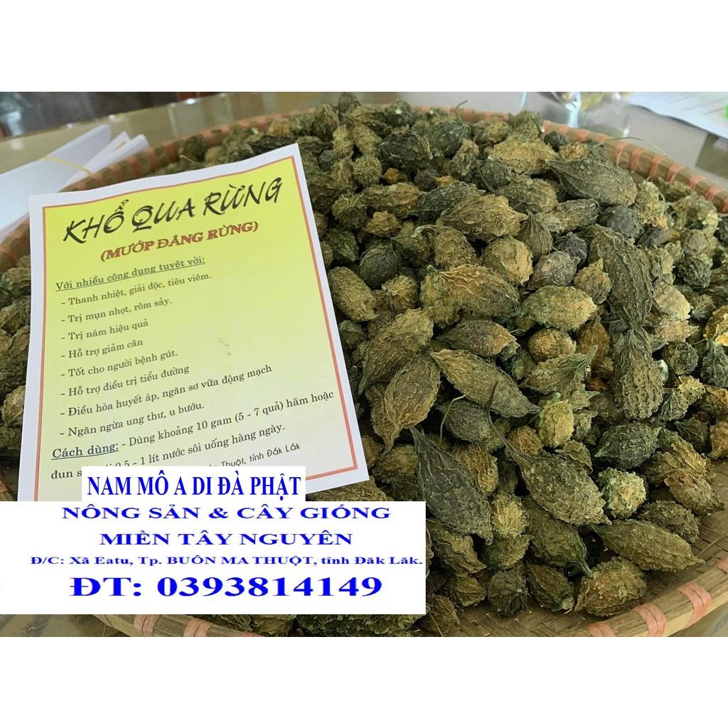 1 KG TRÁI KHỔ QUA RỪNG sấy khô.