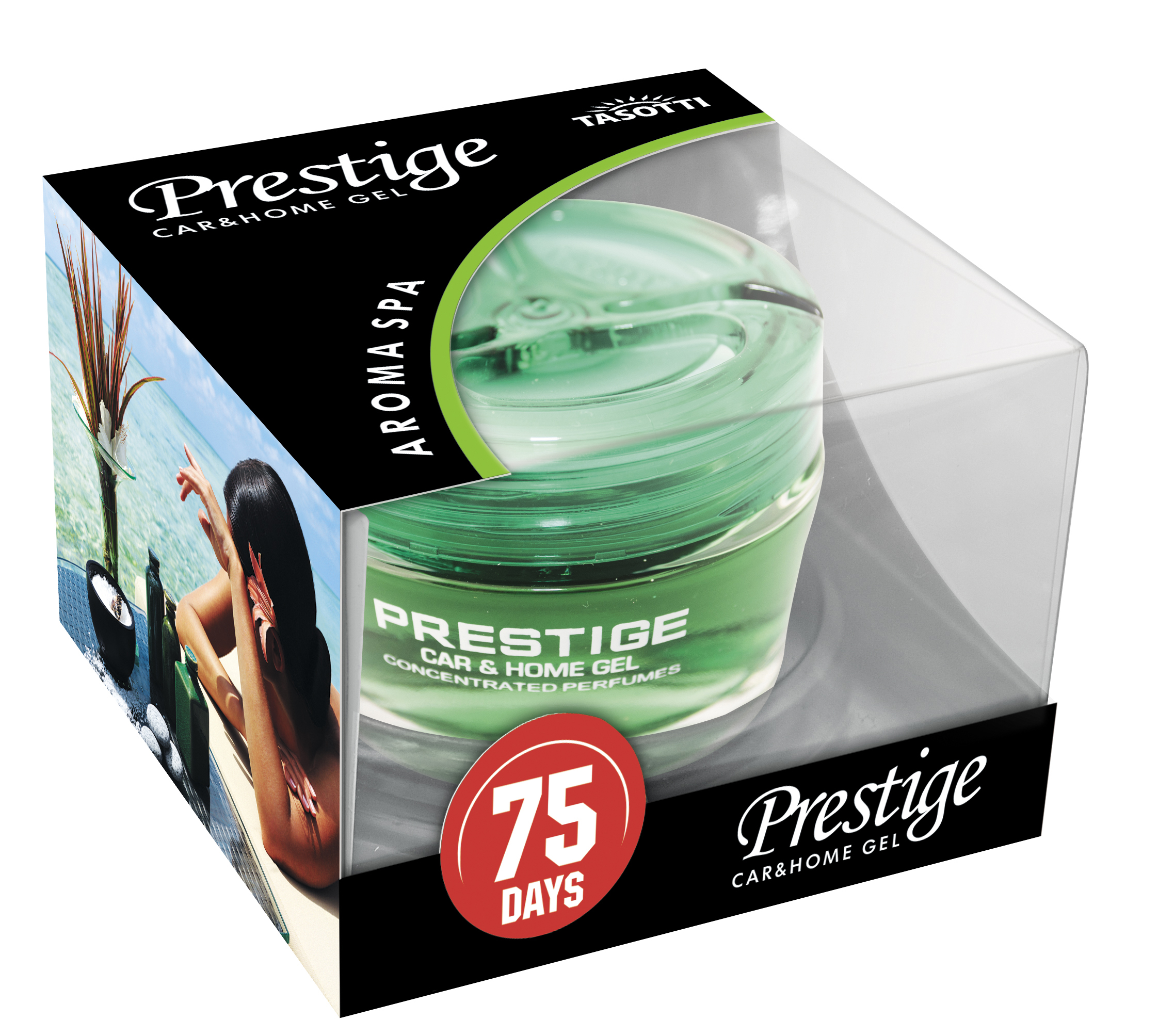 GEL Thơm Ô Tô Phòng Ngủ TASOTTI PRESTIGE GEL Khử Mùi Tạo Hương Thơm Dễ Chịu 50ml