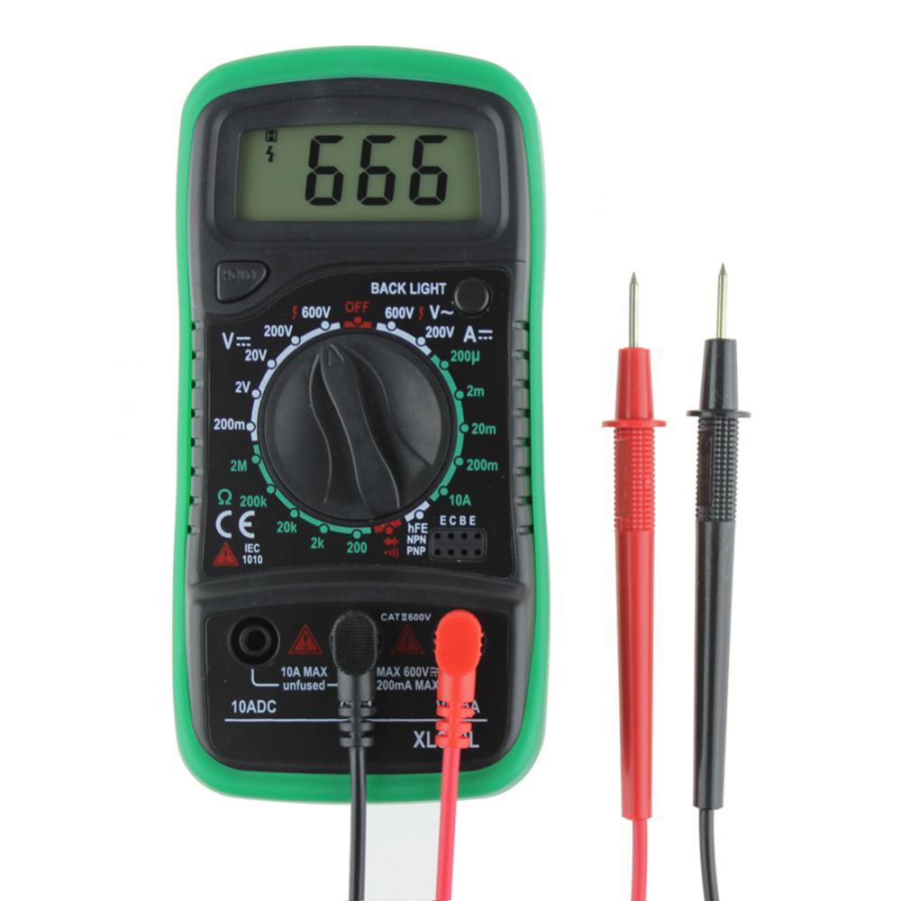 Digital LCD Multimeter Voltmeter Ammeter AC/DC/OHM Volt Tester Test Current