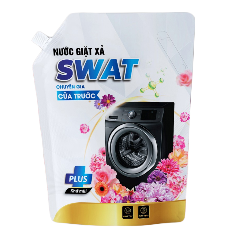 Nước Giặt Xả 5 in 1 SWAT Hương Hoa Mẫu Đơn 3.5kg - Chuyên gia cửa trước