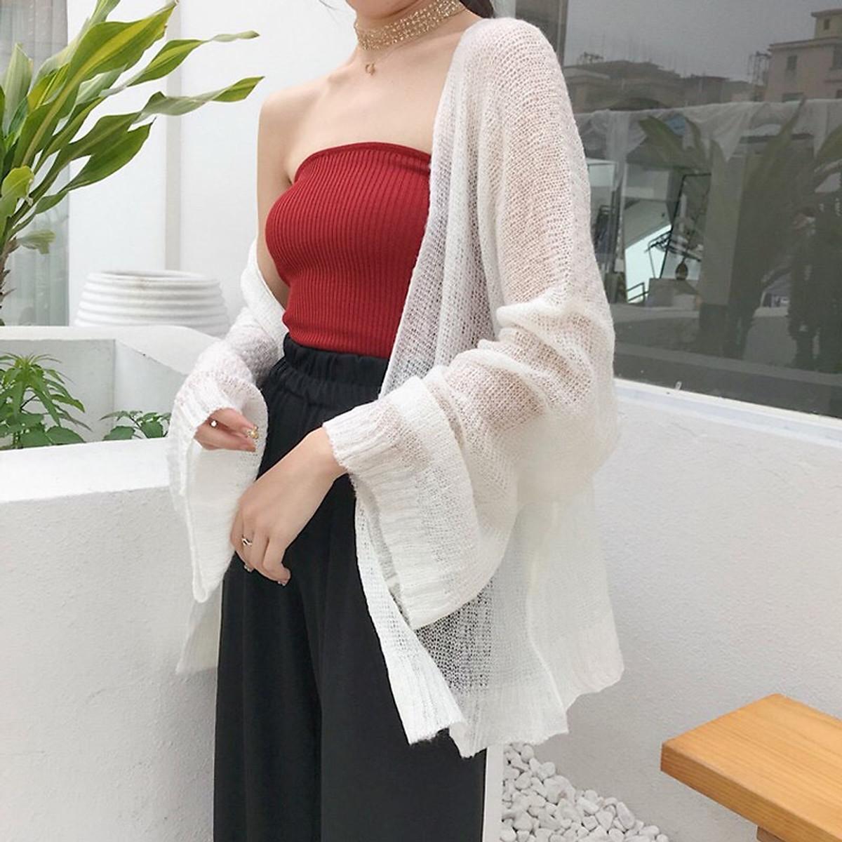 Áo khoác len CADIGAN mỏng NHẸ NHÀNG NỮ TÍNH, HỢP THỜI TRANG
