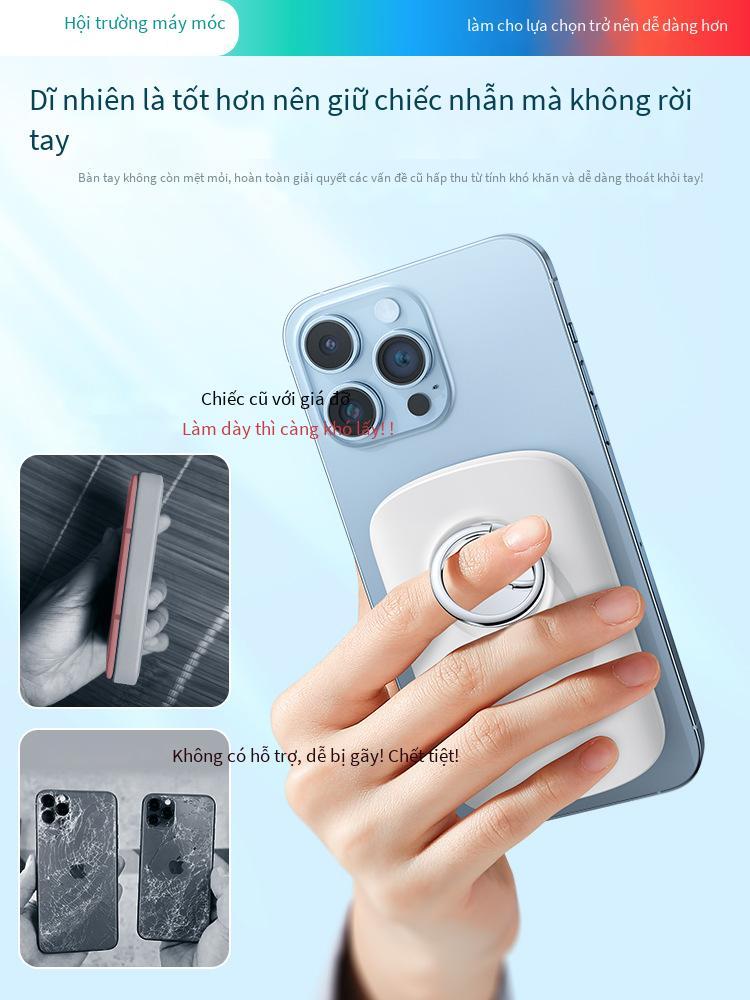 Giao hàng nhanh máy Letang mini hút nam châm sạc không dây kho báu sạc nhanh thích hợp cho nguồn di động Apple 14promax có giá đỡ