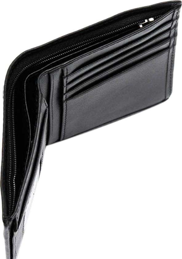 Ví Nam Kiểu Đứng Huy Hoàng HT2108 (12.5 x 10 cm) - Đen
