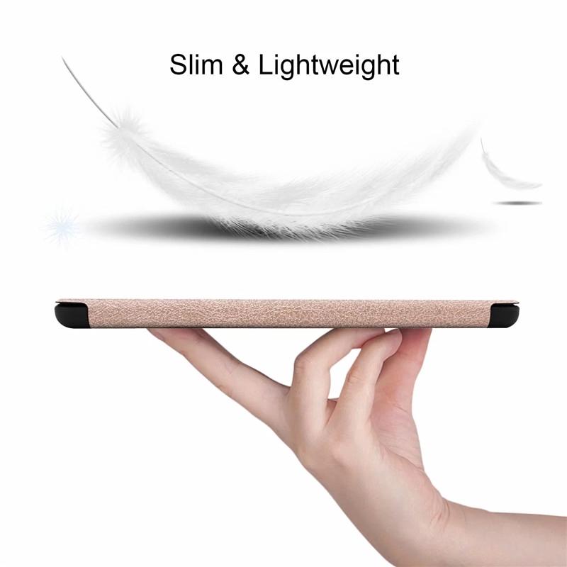 Bao da máy tính bảng nắp lật có giá đứng và ngăn đựng bút cảm ứng cho IPAD MINI 4/5