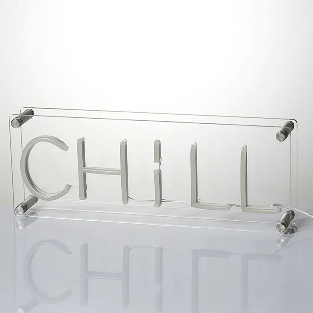 Đèn Để Bàn Neon Chữ Chill