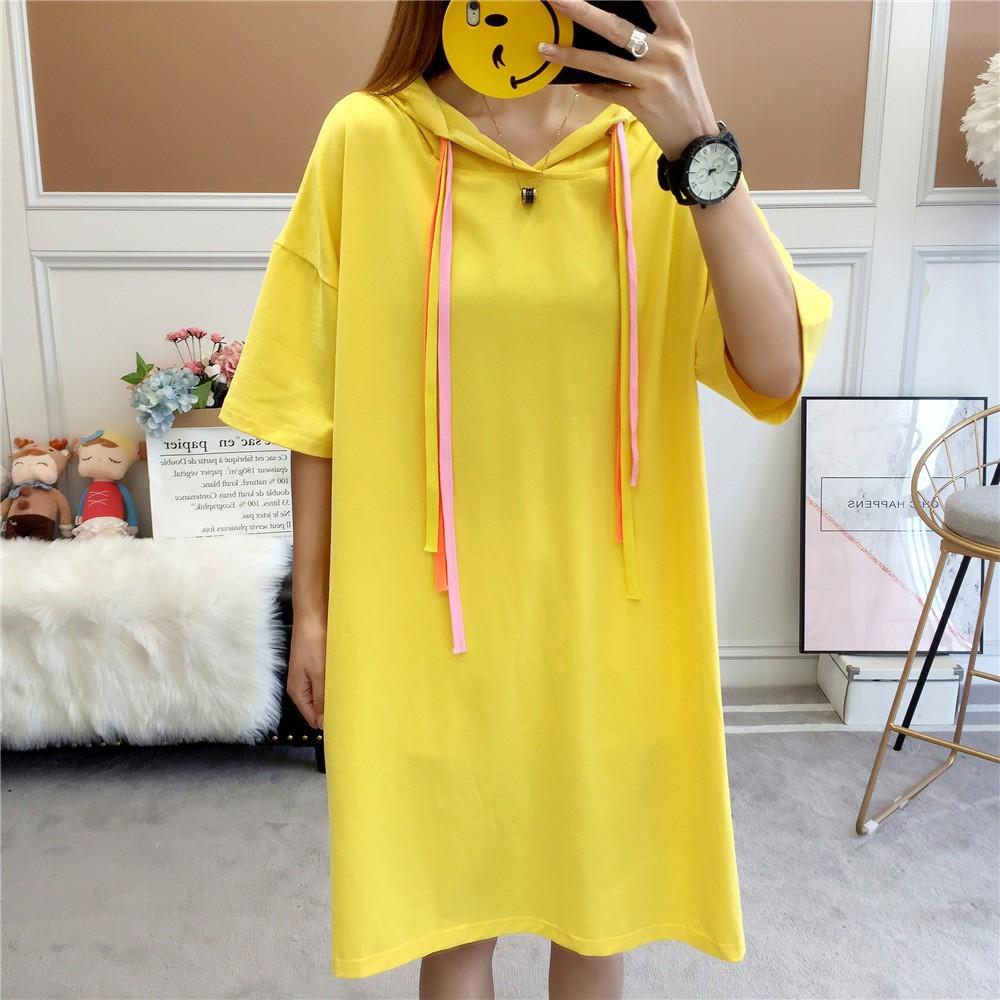 Áo Thun Tay Dài Kèm Nón Xinh Xắn Dành Cho Nữ