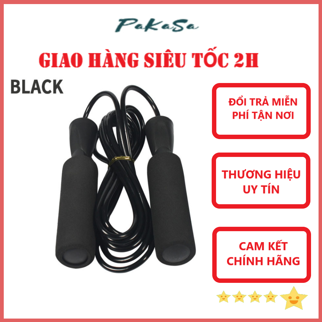 Dụng Cụ Nhảy Dây Tập Thể Dục Chất Liệu PVC 2m7 Tùy Ý Điều Chỉnh Kích Thước - Chính Hãng 