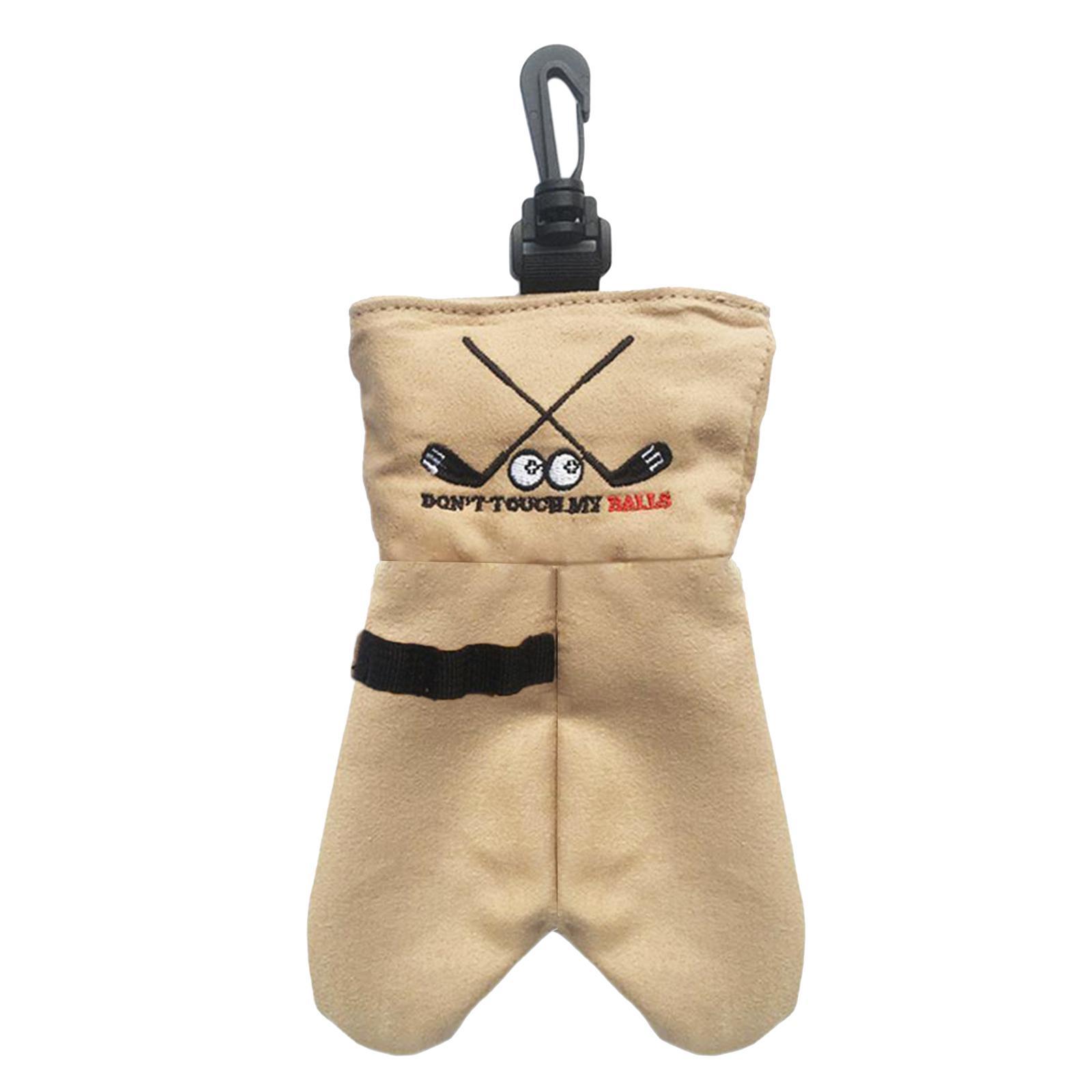 2pcs Golf Ball Storage Bag Pouch Case Waist Pack Golf Training Gift Outdoor
