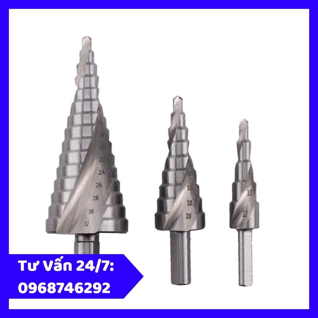 Mũi Khoan Tháp 4-20 Trắng Xoắn Loại Tốt
