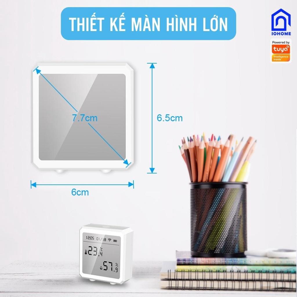 Đồng hồ thông minh tích hợp Cảm biến nhiệt độ, độ ẩm Kết nối Wifi/ Zigbee, App Smart Life/ Tuya/ Home Assistant