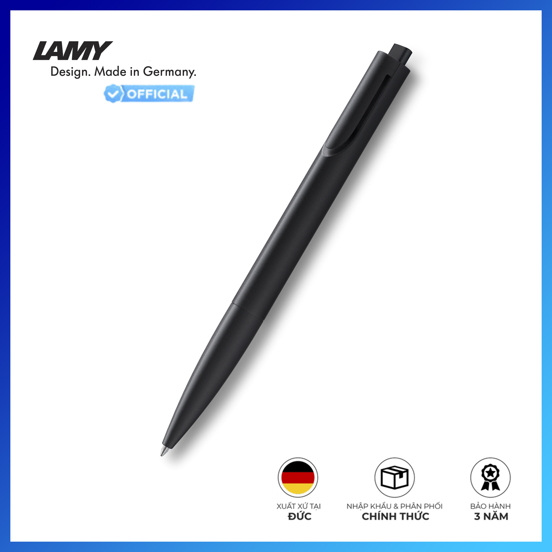 Bút Bi LAMY Noto Ballpoint pen-4000981 Full Black