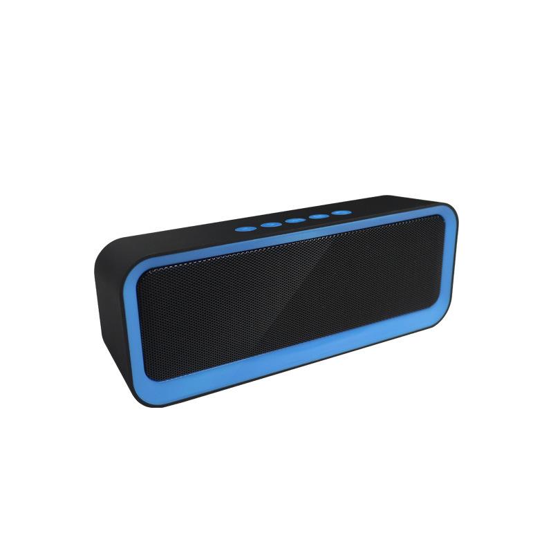 Loa máy tính để bàn không dây có chất lượng cao chất lượng cao Mini Di động Plug-In Loa ngoài trời Trò chơi Loa ngoài trời Mới Color: Blue