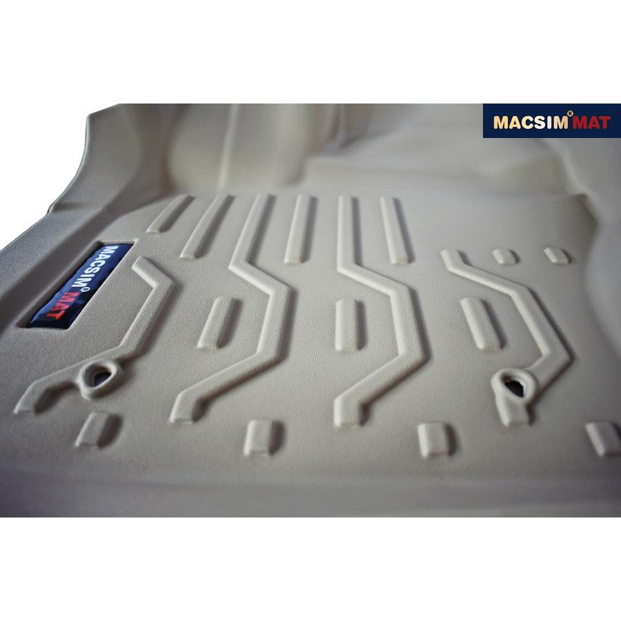 Thảm lót sàn xe ô tô Land Rover range rover 2011-2018 Nhãn hiệu Macsim chất liệu nhựa TPV cao cấp màu be