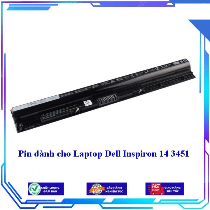 Pin dành cho Laptop Dell Inspiron 14 3451 - Hàng Nhập Khẩu