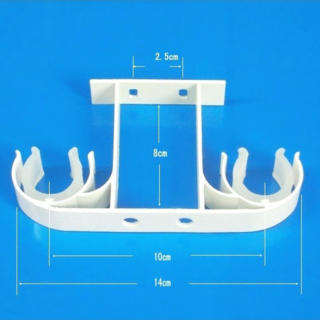 2 Cái Bu Lông Gắn Trên Cùng Chân đế đôi Với Thanh Treo Rèm