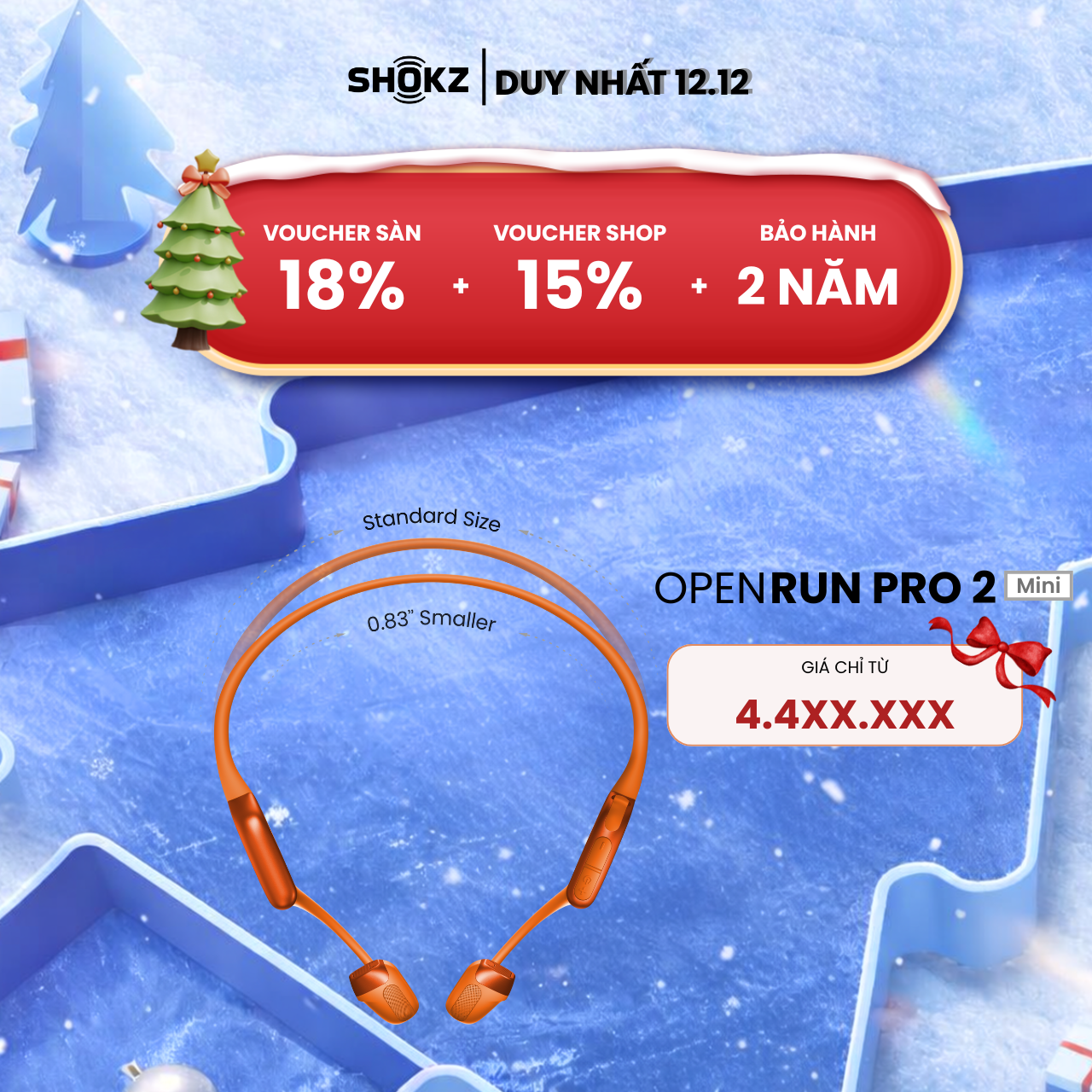 [MỚI] Tai Nghe Bluetooth Thể Thao Truyền Âm Thanh Qua Xương SHOKZ OPENRUN PRO 2 - Mini S821 - Bảo Hành 2 Năm - Hàng Chính Hãng