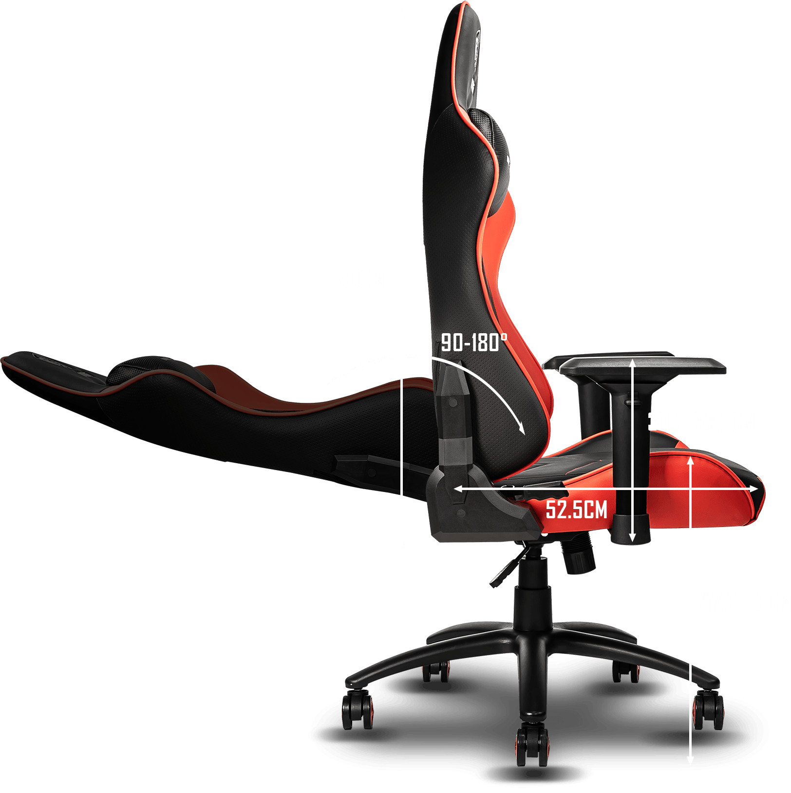 Ghế Gaming MSI Chairs Mag CH120(Đen/Đỏ)  - Hàng Chính Hãng