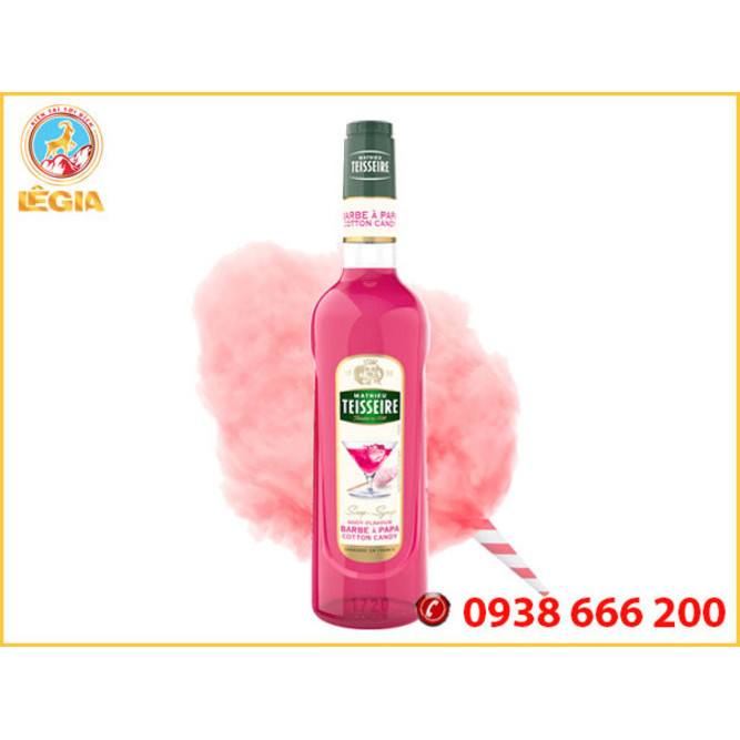 Siro TEISSEIRE Kẹo Bông Gòn  700ml (Bulble Gum SYRUP)