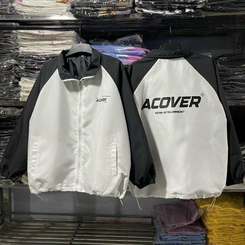 Áo Khoác Dù Bomber 2 Lớp A.COVER Ulzzang Nam Nữ Unisex Form Rộng Unisex