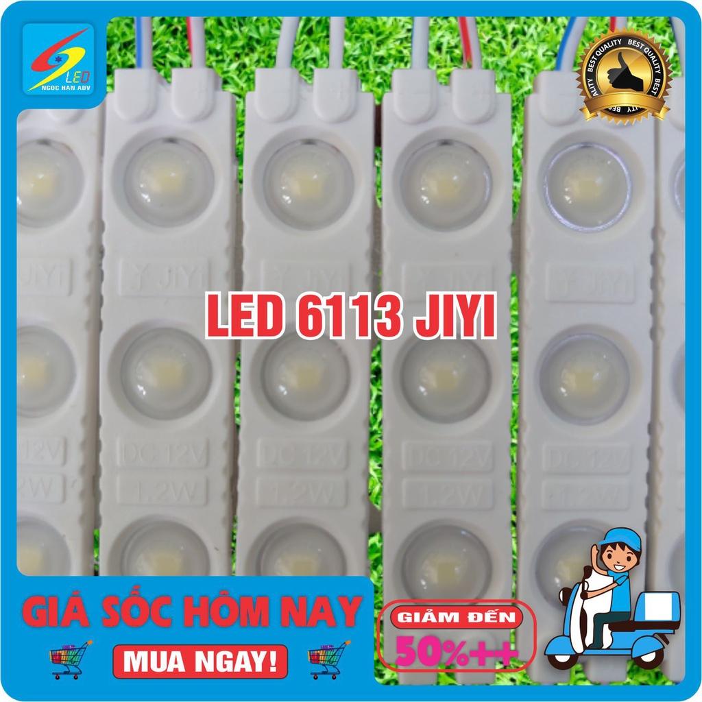 Led hắt 3 bóng mắt lồi 6113 hãng JIYI chống nước dây 20 thanh (60 bóng)