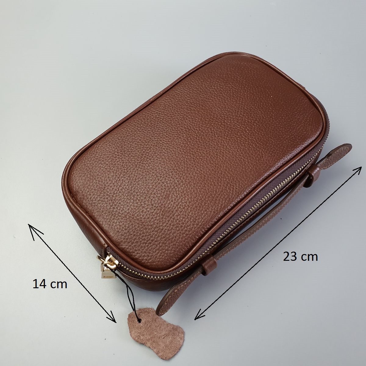 Clutch nam cầm tay kết hợp túi đeo chéo da bò thật; Clutch hộp da mill - 100% da bò thật