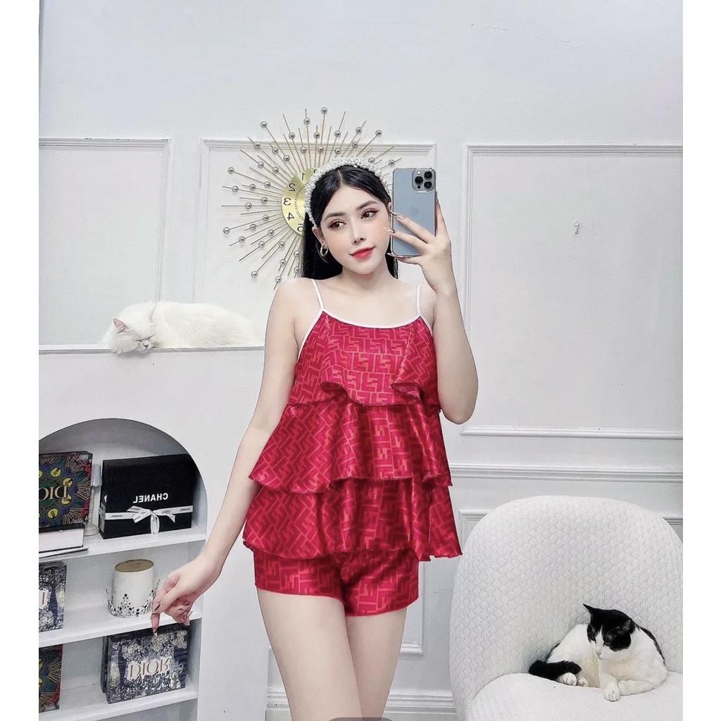 FREE SHIP Set bộ đồ nữ vest dài tay lịch sự, sang chảnh với 2 tone màu sáng da KIM GIA DS