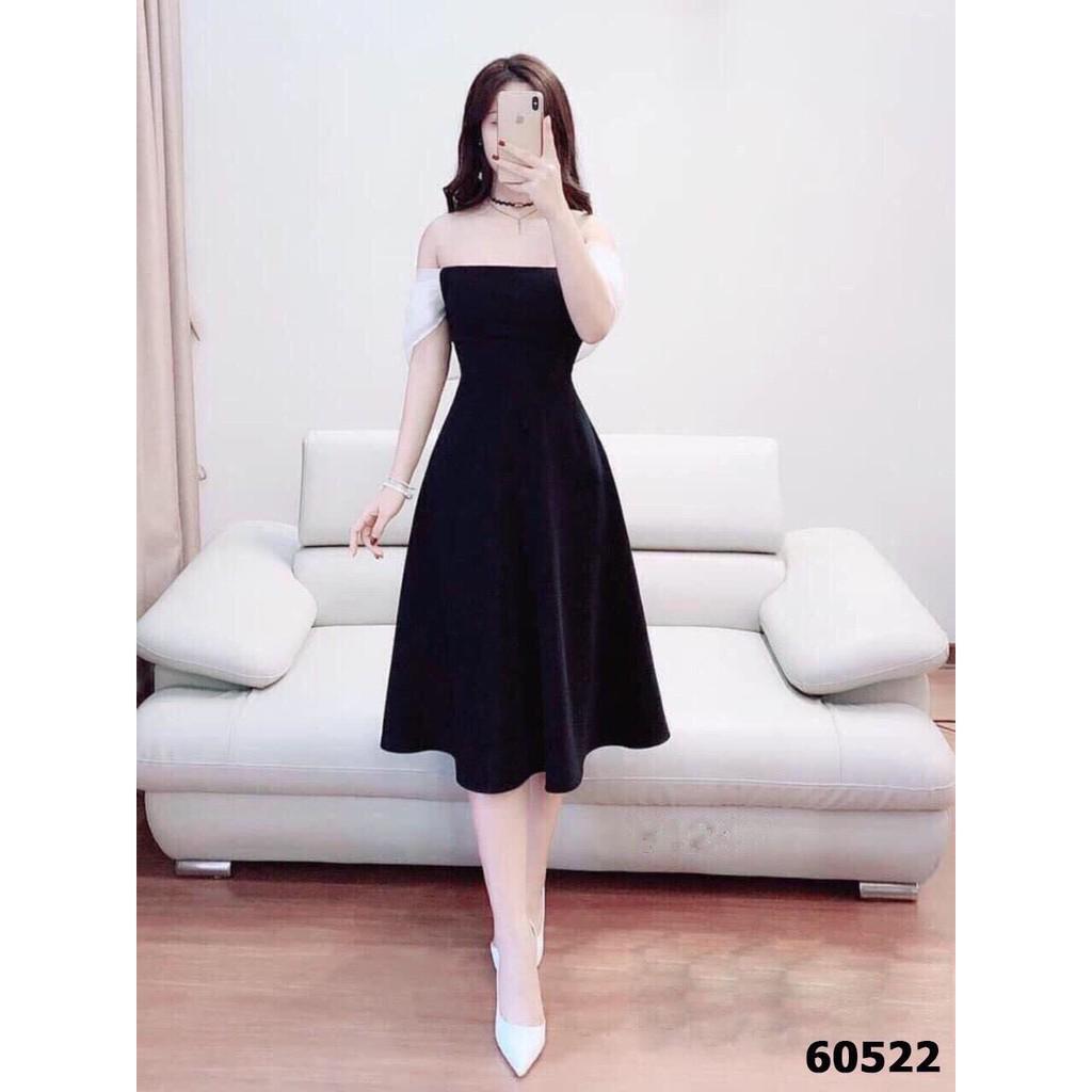 Đầm xòe tiểu thư phối voan cực đẹp