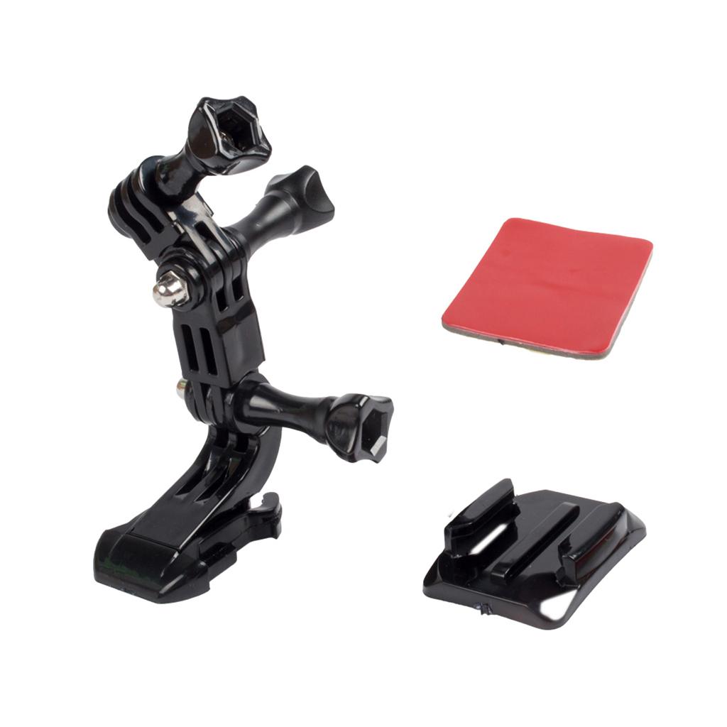 Curved J-Hook Adhesive Buckle Mount Flat Base w/ Screw for GoPro Hero 2 3+ 4