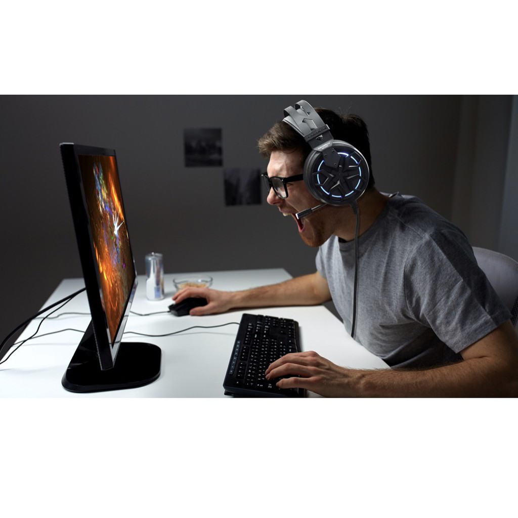 Tai nghe Gaming chụp tai Soundmax AH330 2m - hàng chính hãng