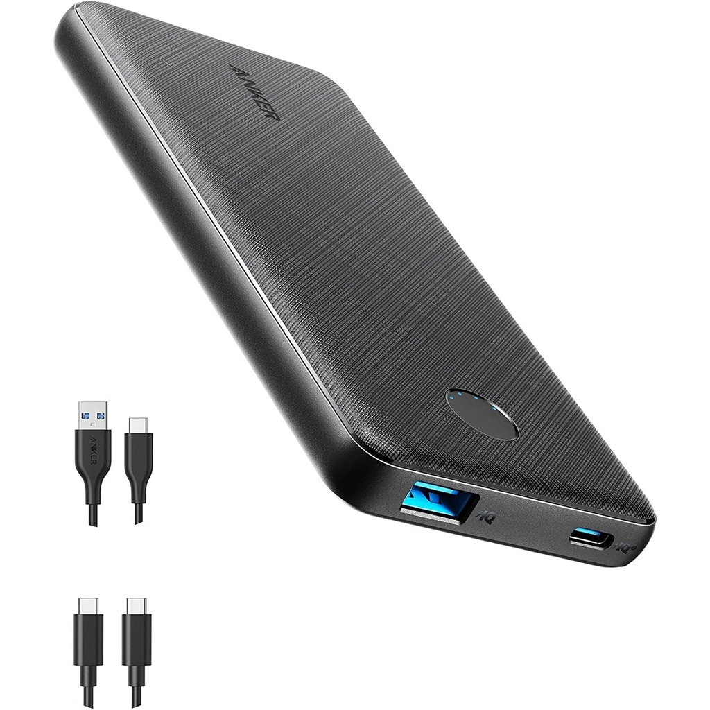 Pin Sạc Dự Phòng Anker 523 Powercore 10000mAh A1245 Type-C và USB -A - Hàng Chính Hãng