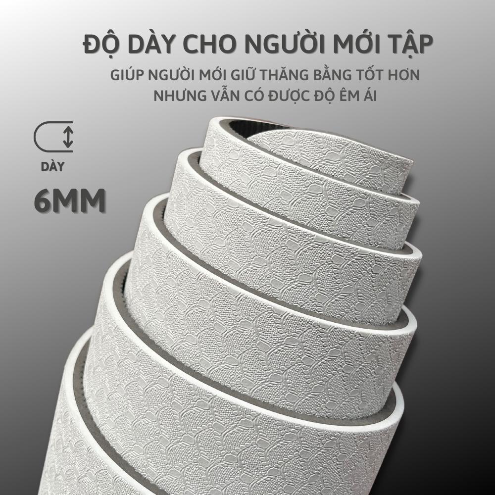 THẢM TẬP YOGA, GYM 2 LỚP + TÚI ĐỰNG THẢM TẬP YOGA - GIAO MÀU NGẪU NHIÊN.