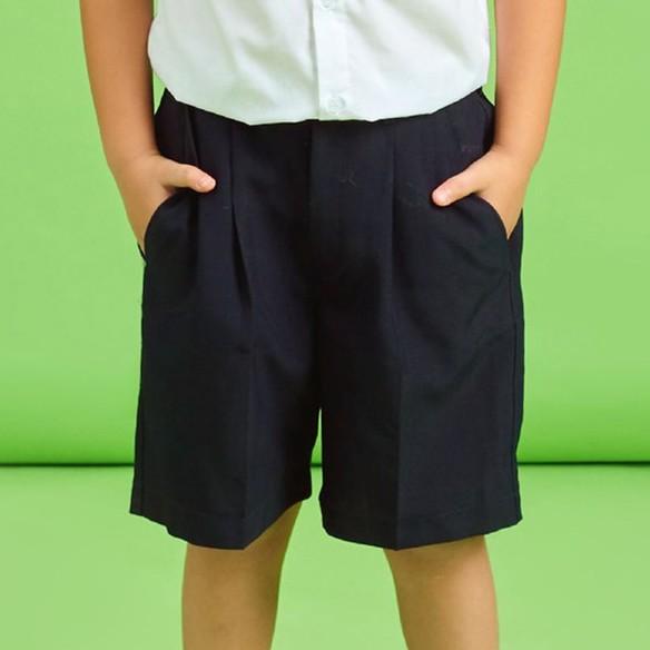 Quần ngắn xanh đen đồng phục học sinh nam cấp 1 , cấp 2 , quần ngắn đi học bé trai rẻ- bền - đẹp Jadiny DPT002