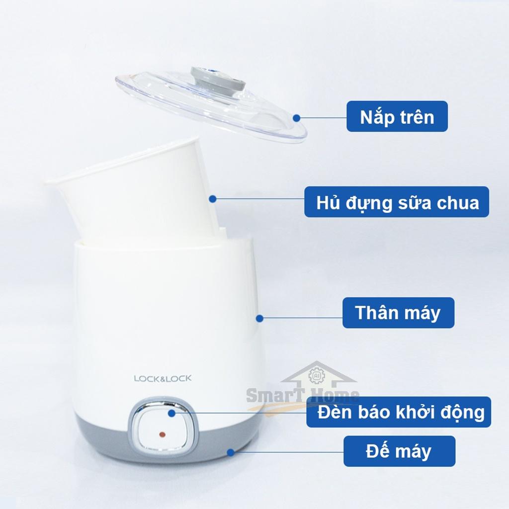 Máy Làm Sữa Chua L EJY110SLV , Máy Ủ Sữa Chua Mini Dung Tích 1L Nắp Đậy Trong Suốt -