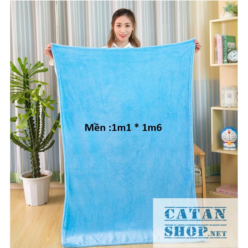 Gối mền gấu ngủ, vải thun 4 chiều cực mịn, chăn gối văn phòng, gấu bông kèm mền , gấu bông Catanshop